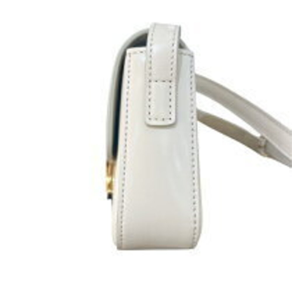 Celine Beige Shoulder Claude Leather Bag Tan Calfskin